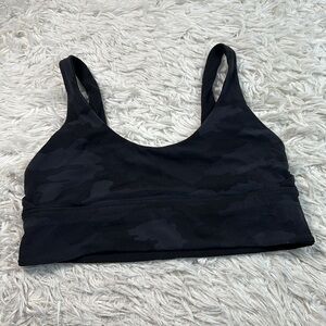 Lululemon Align Reversible Bra *Light Support, A/B Cup Black / Heritage 365 Camo